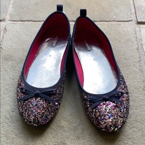 GAP Girls Multi Glitter Ballet Flats